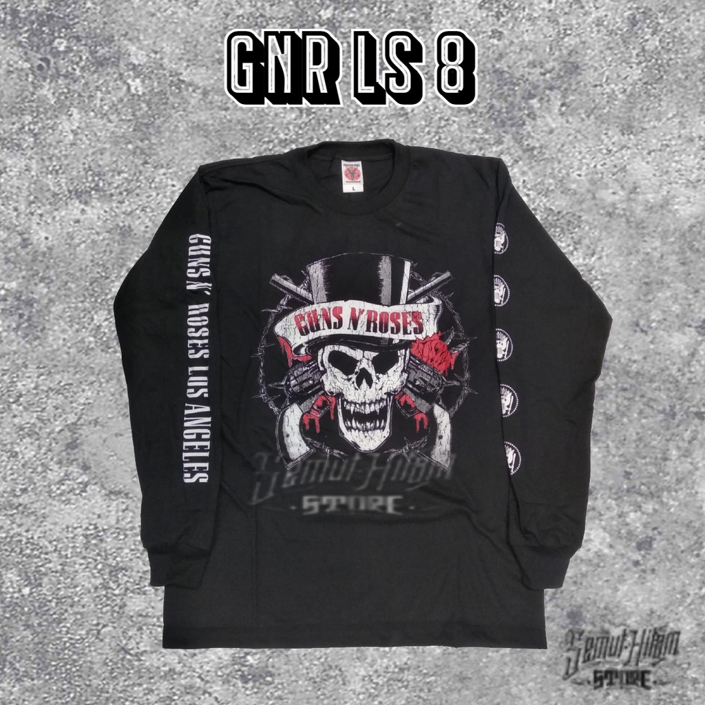 Jual Kaos Panjang Gnr Guns N Roses Builtup Band Musik Rock Prapatan