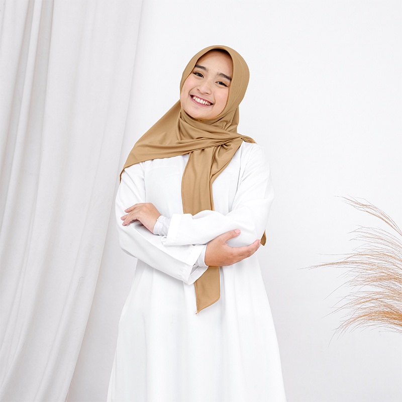 Jual Jilbab Segitiga Instan Jersey Pet Kerudung Segitiga Instan Hijab