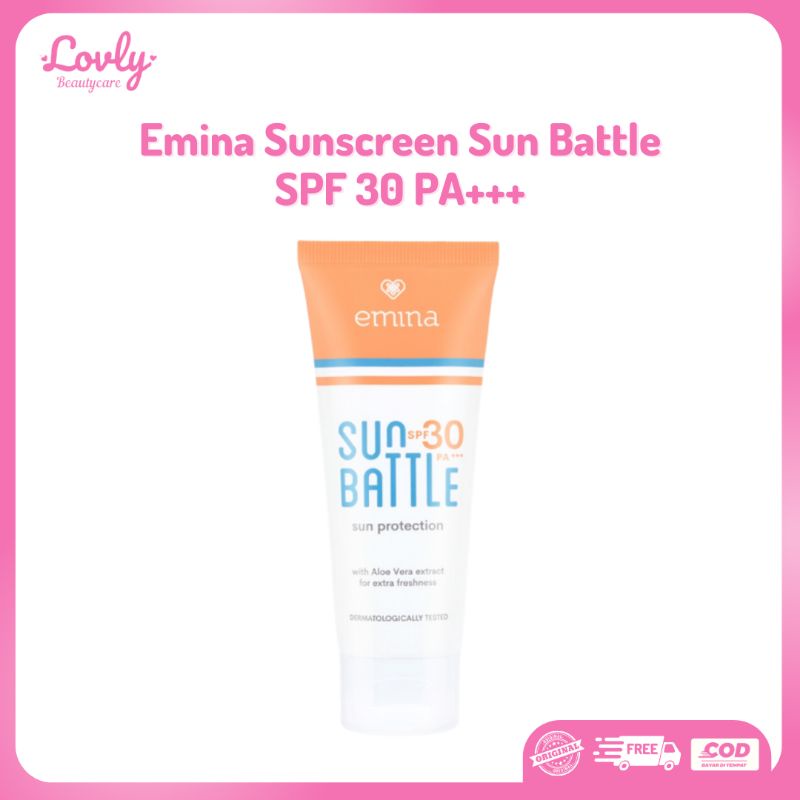 Jual EMINA Sunscreen Sun Battle Sun Protection SPF 30 PA 60 Ml