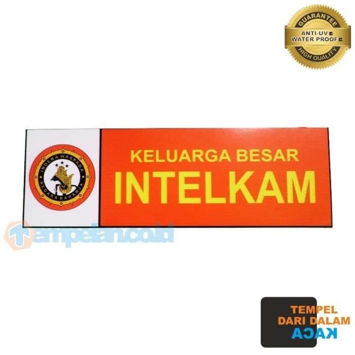 Jual Stiker Keluarga Besar Intelkam Polri Tempel Dalam Kaca Shopee