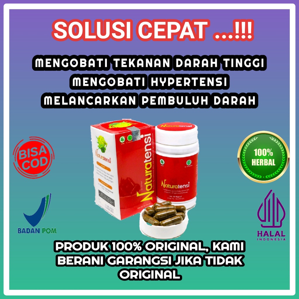 Jual NATURA TENSI NATURATENSI ORIGINAL OBAT DARAH TINGGI AMPUH