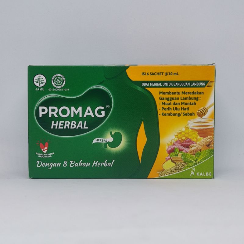 Jual Promag Herbal Box Isi 6 Sachet Shopee Indonesia