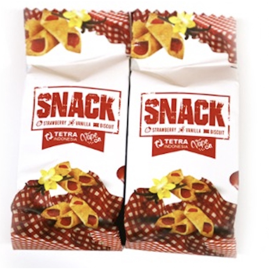 Jual Snack V Strawberry Vanilla Biscuit Ml Shopee Indonesia