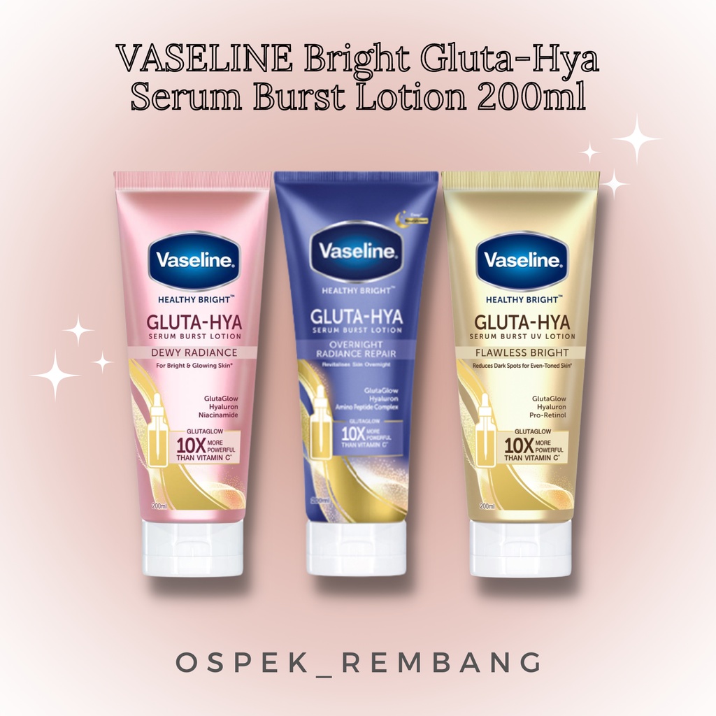 Jual Vaseline Gluta Hya Ml Shopee Indonesia