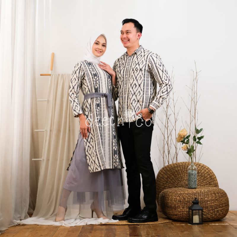 Jual COUPLE TENUN BAJU TENUN FREYA DRESS ROK TUTU BAJU KONDANGAN BAJU