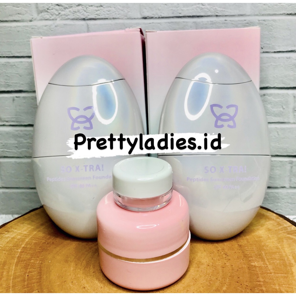 Jual MOP Mother Of Pearl SO X TRA Peptides Sunscreen Foundation Is A