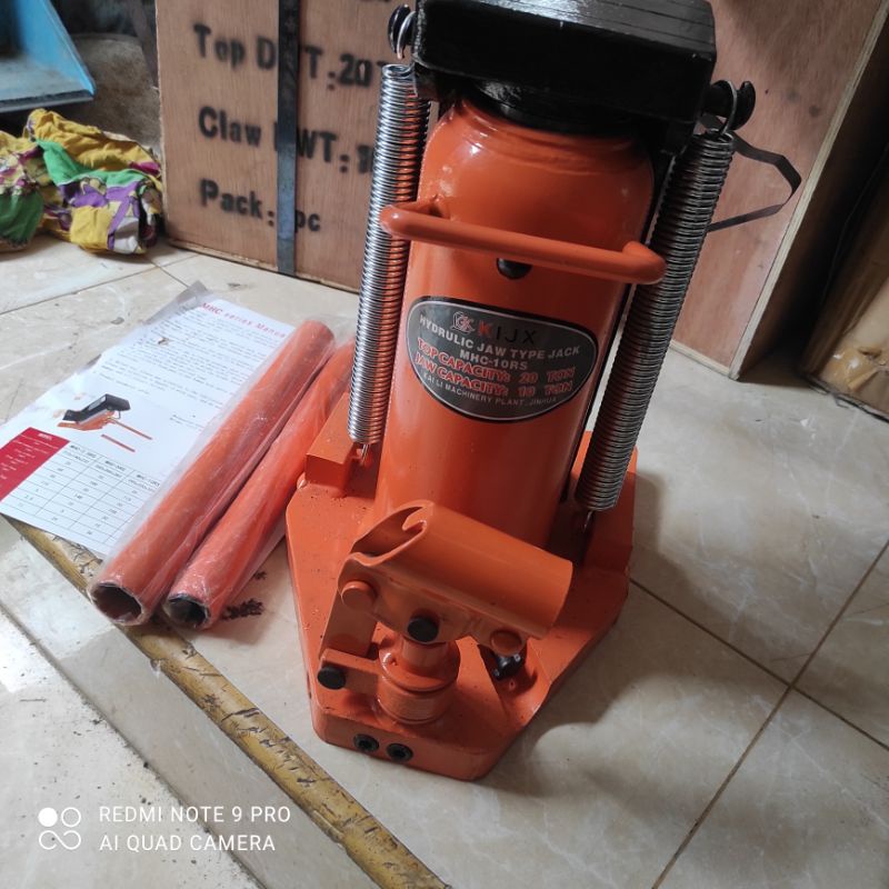 Jual Dongkrak Sepatu 10 Ton Hidrolik Hydraulic Track Jack Intergal