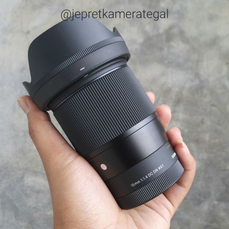 Jual LENSA SIGMA 16MM F1 4 30MM F1 4 FOR SONY FUJI CANON Shopee