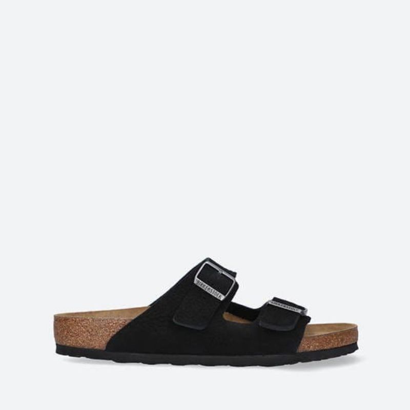 Jual Sandal BIRKENSTOCK ARIZONA BS Desert Buck Black ORIGINAL 100