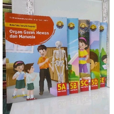 Jual Buku Teks Tematik Terpadu SD MI KELAS 5 TEMA A B C D E Shopee