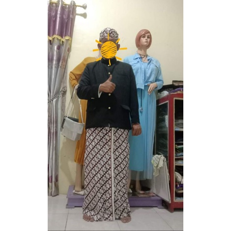 Jual Set Baju Jawa Beskap Set Jarik Blangkon Shopee Indonesia