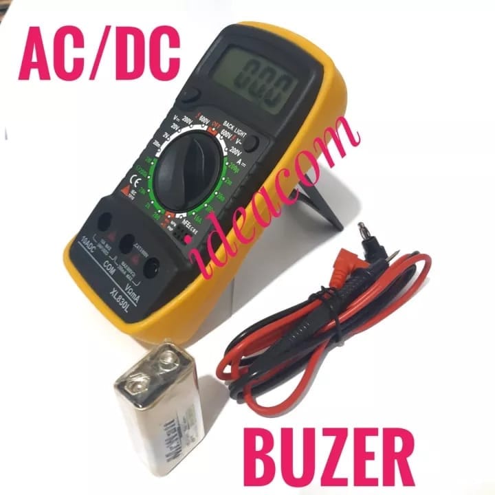 Jual Multimeter Digital Mini AC DC Voltmeter Ammeter 2000 Hitung