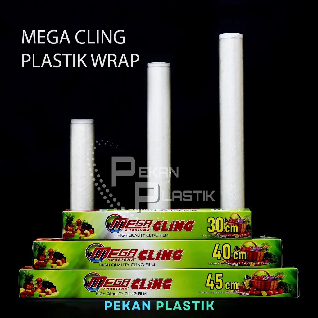 Jual Wrap Kotak Mega Cling Plastik Pembungkus Mkanan Wraping Shopee