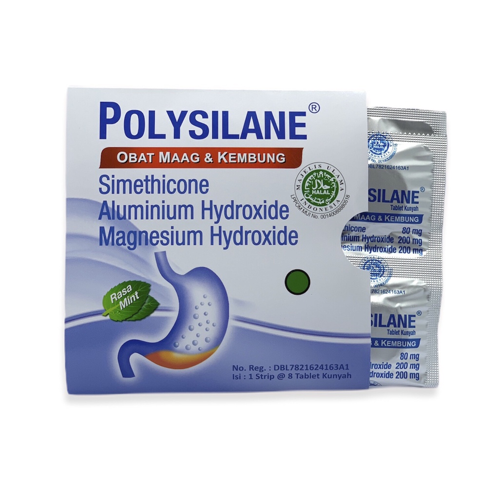 Jual Polysilane Tab 1Strip 8 Tablet Shopee Indonesia