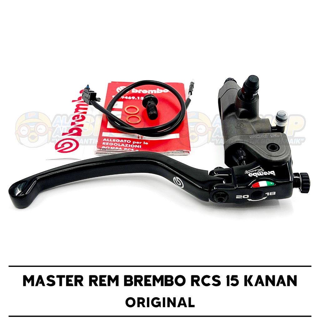 Jual Master Rem Kanan Brembo RCS 15 RCS15 Original Italy Universal