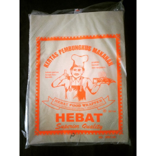 Jual Kertas Nasi Aa Hebat Besar Isi Lembar Shopee Indonesia