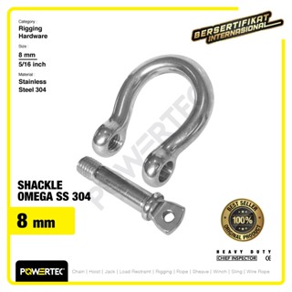 Jual Powertec Bow Shackle Omega Stainless Steel Mm Segel Ss