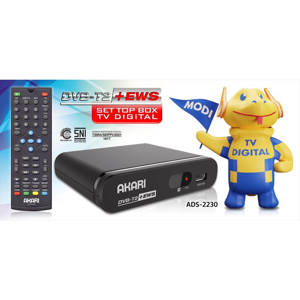 Jual Akari Set Top Box Stb Digital Ads Ads Dvb T Shopee