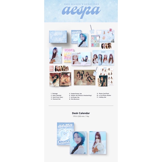 Jual OPEN SHARING AESPA SEASON GREETING 2023 KARINA WINTER GISELLE