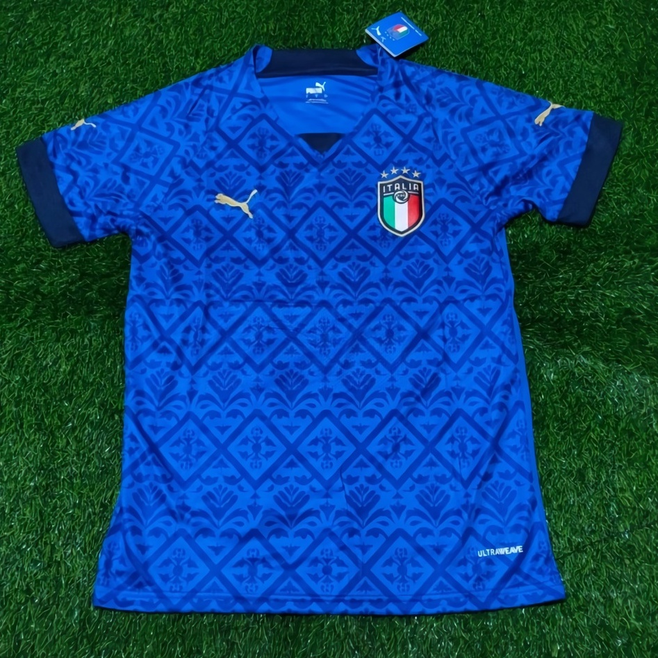 Jual Jersey Pria Timnas Italia Home Euro Biru Premium Impor Hq