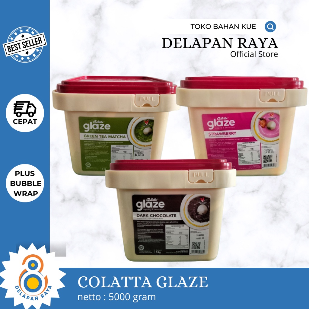 Jual COLATTA GLAZE 5KG 8Raya Shopee Indonesia