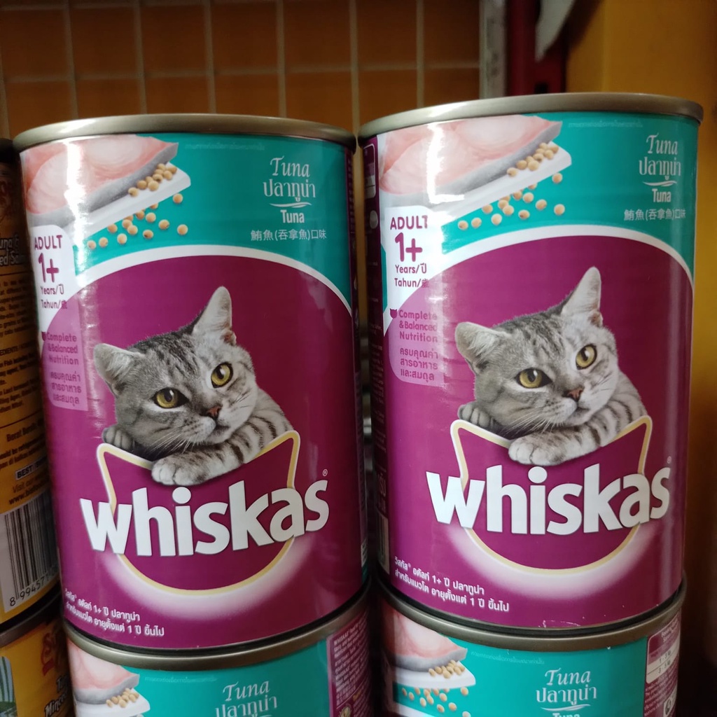 Jual WHISKAS TUNA WEET FOOD KALENG 400 GR Shopee Indonesia