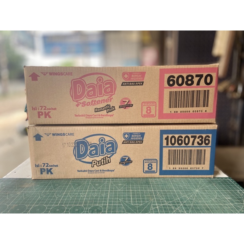 Jual Deterjen Bubuk Daia Ketengan Dus Sachet Shopee Indonesia