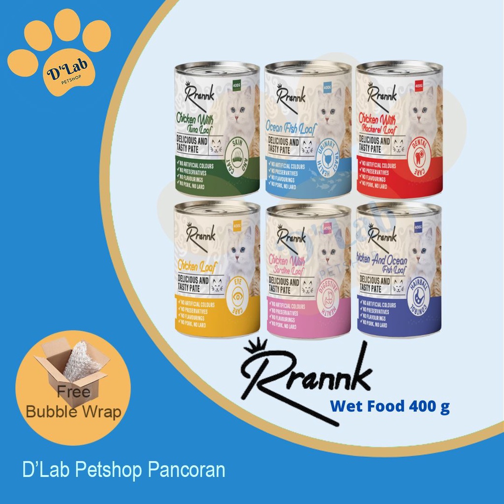 Jual RRANNK Cat Wet Food Kaleng 400g Shopee Indonesia