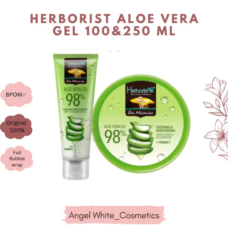 Jual ORIGINAL 100 HERBORIST ALOE VERA GEL 100 250 ML Shopee Indonesia