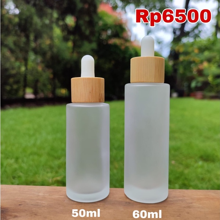 Jual Botol Ml Botol Serum Pipet Tutup Kayu Ml Botol Skincare Botol