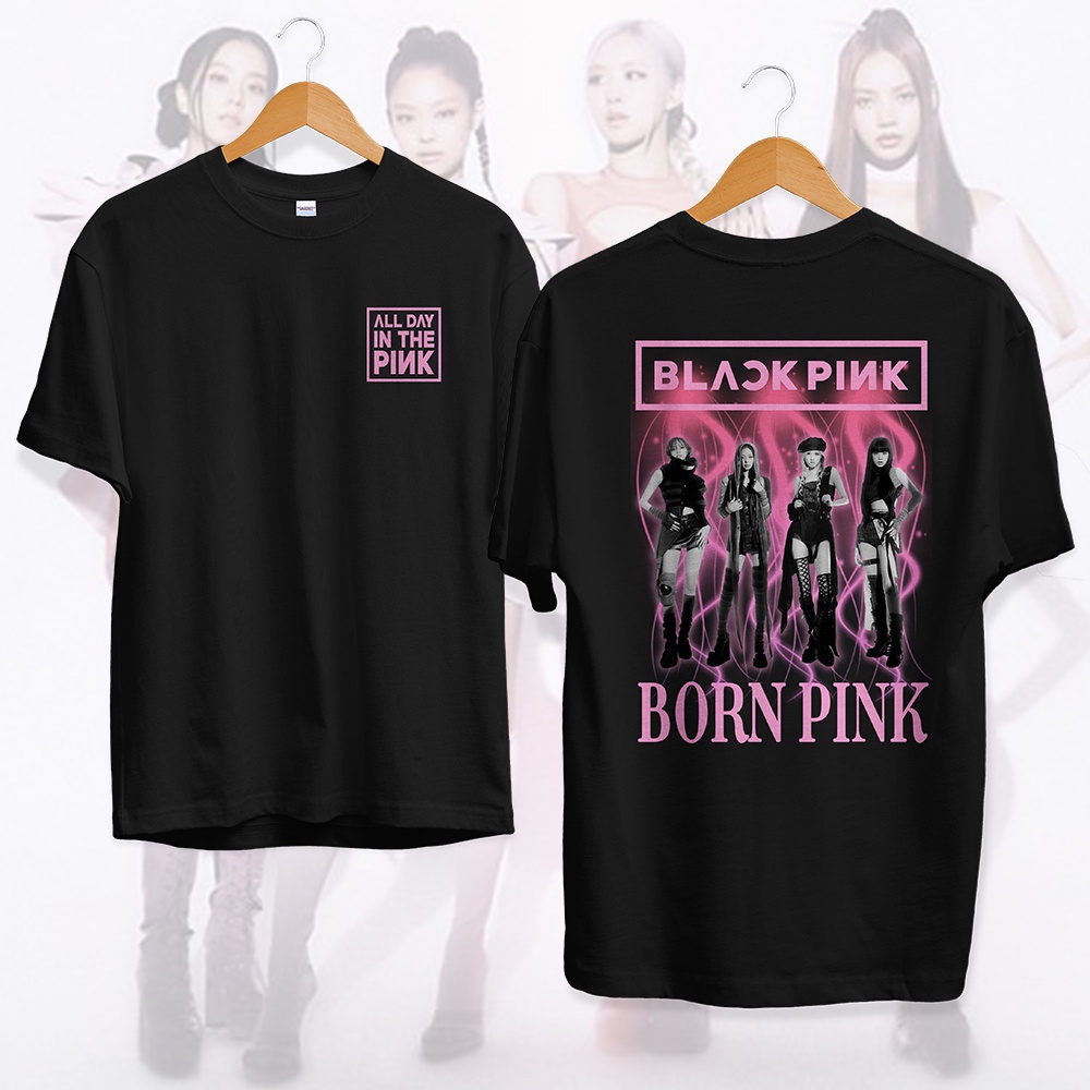 Jual KAOS BLACKPINK ALL DAY IN THE PINK Shopee Indonesia