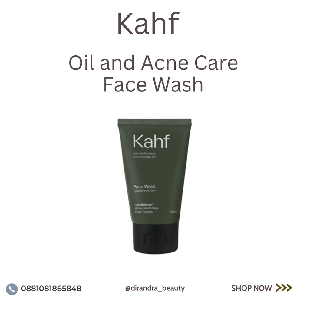 Jual Kahf Oil And Acne Care Face Wash Shopee Indonesia