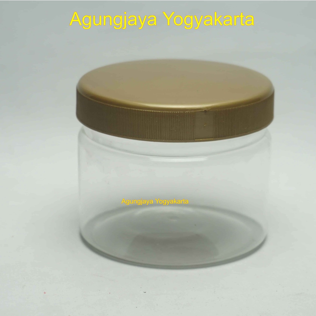 Jual Toples Tabung 400 Ml Natural Tutup Plastik Toples Makanan