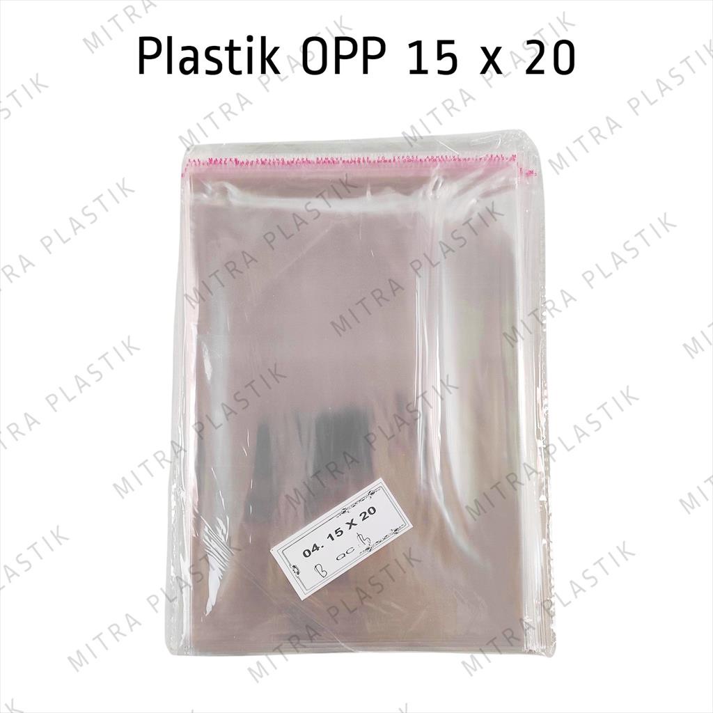 Jual Plastik Seal OPP 15x20 100 Lembar Plastik Seal 15 X 20 Bening