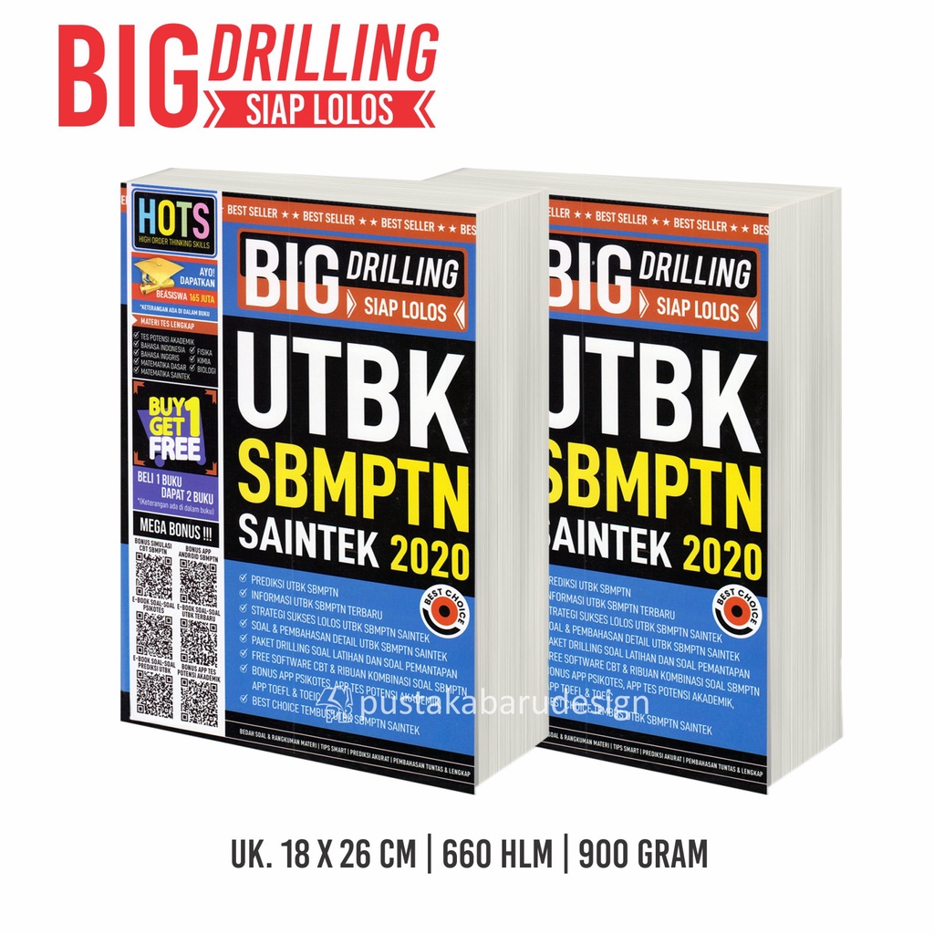 Jual Best Seller Buku Ori Buku Big Drilling Siap Lolos Utbk Sbmptn