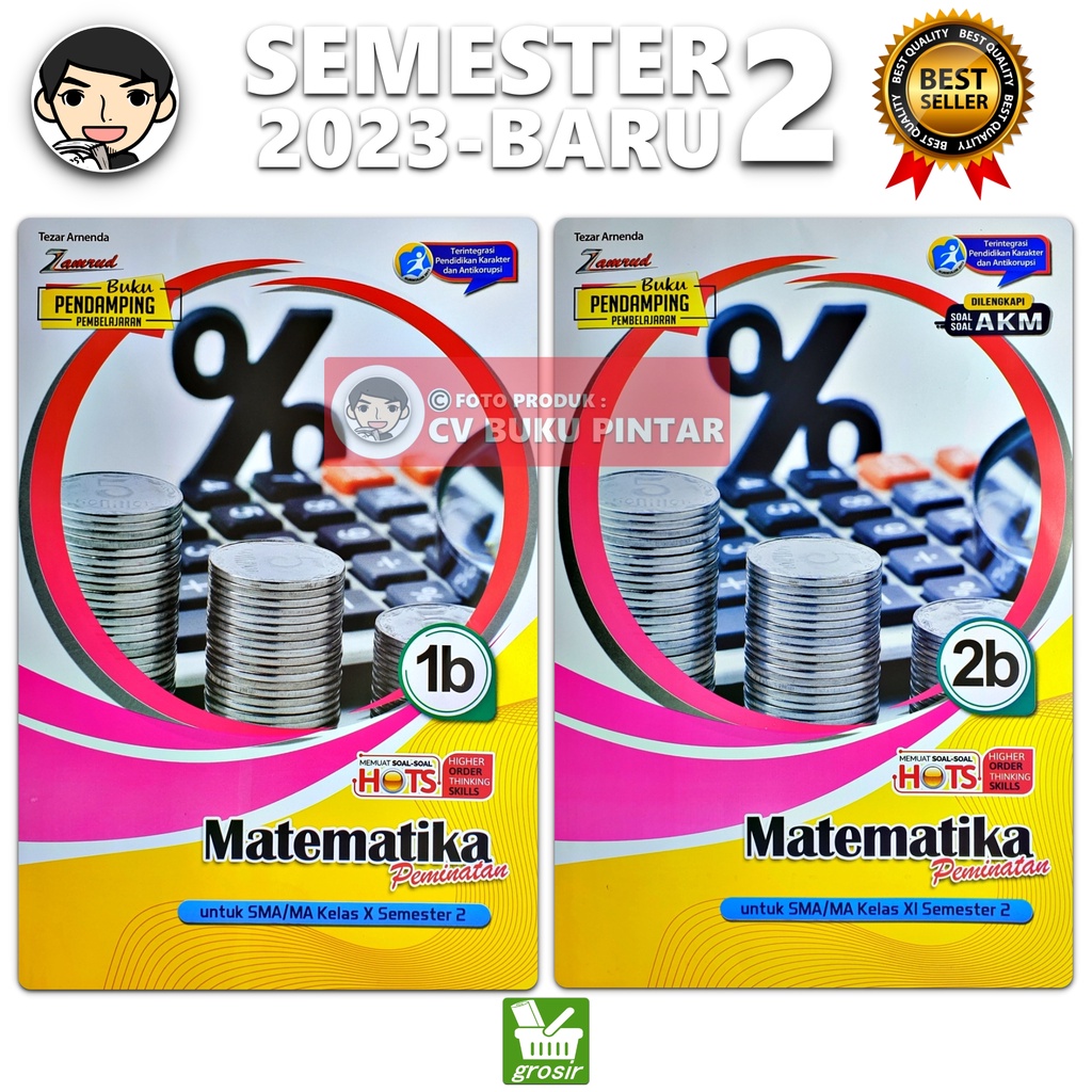 Jual LKS MATEMATIKA PEMINATAN MINAT SMA MA KELAS 10 11 SEMESTER 2 2023