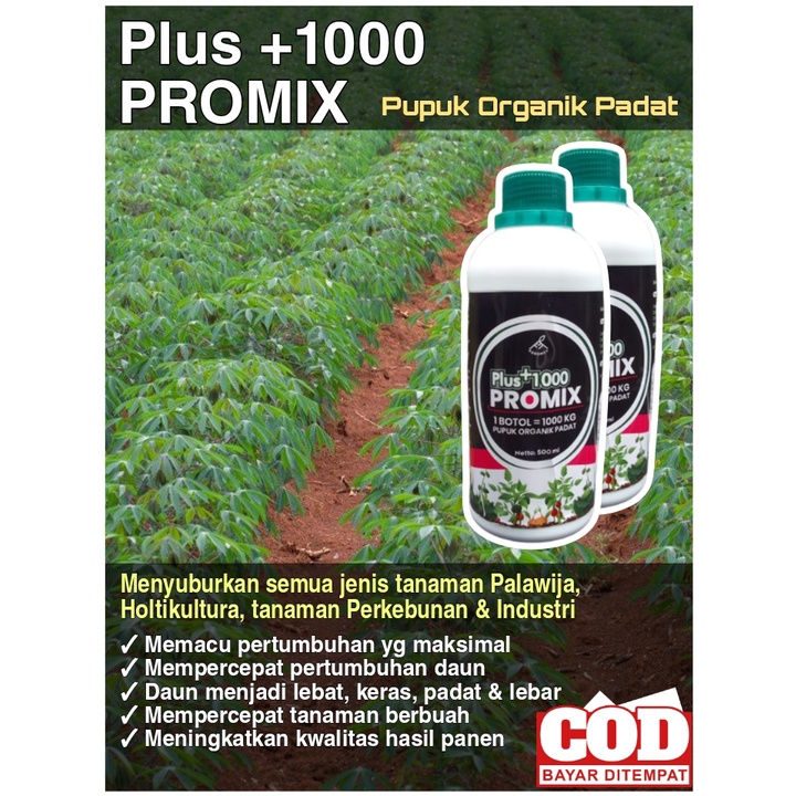 Jual 1000plusPromix Pupuk Organik Super Memacu Mempercepat Pertumbuhan