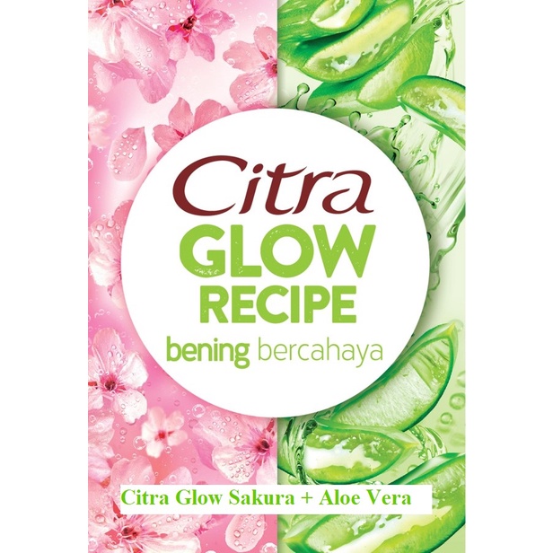 Jual Citra Glow Recipe Juicy Sheet Mask Sakura Aloe Vera Shopee