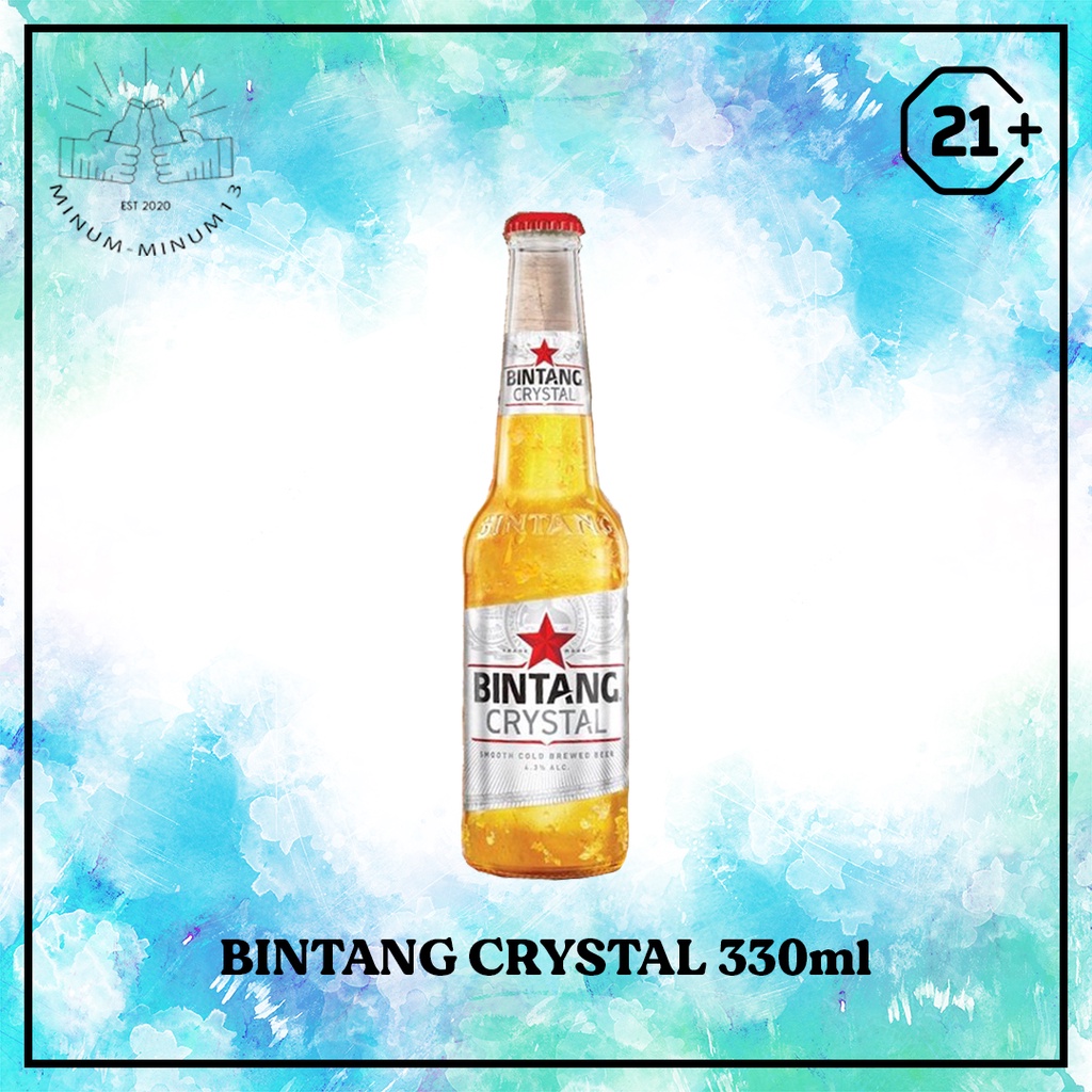 Jual Bintang Crystal Beer Pilsener Bottle Bir Botol Ml