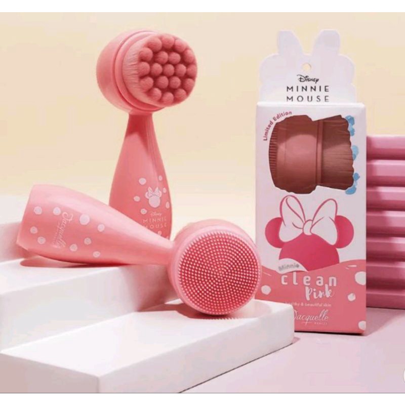 Jual Jacquelle In Facial Brush Cleansing Clean Pink Disney Minnie