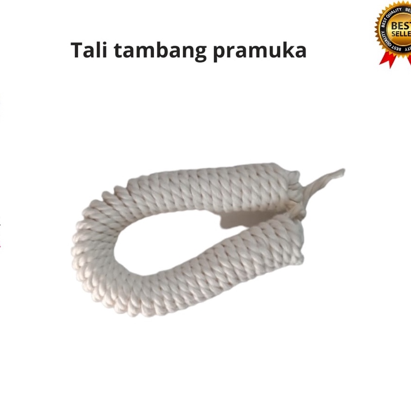 Jual 1 Pcs Tali Koor Tali Tambang Putih Pramuka Ukuran Besar BISA COD