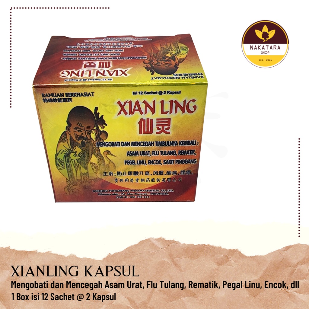 Jual Kapsul Xian Ling Isi 12 Sachet Shopee Indonesia