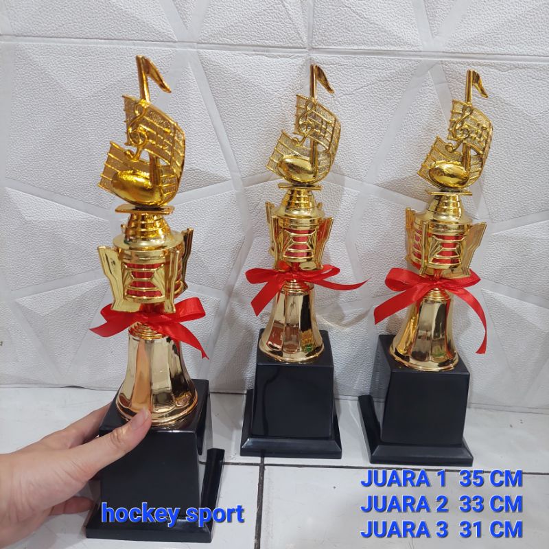 Jual Trophy Piala Musik Trophy Custom Musik NOT NADA 1 SET 123 Pagoda