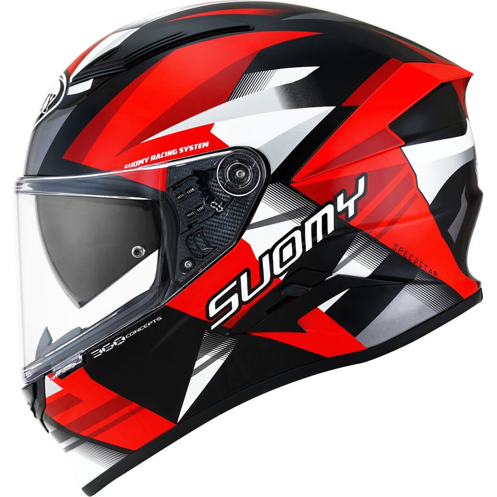 Jual Helm Suomy Speedstar Rapido Black Red White Shopee Indonesia