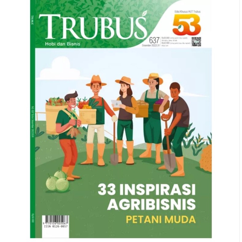 Jual Majalah Trubus Edisi Desember Inspirasi Agribisnis Petani