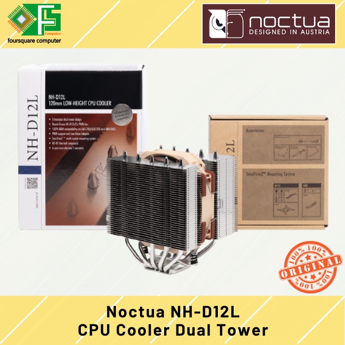 Jual Noctua NH D12L Dual Tower CPU Cooler Shopee Indonesia