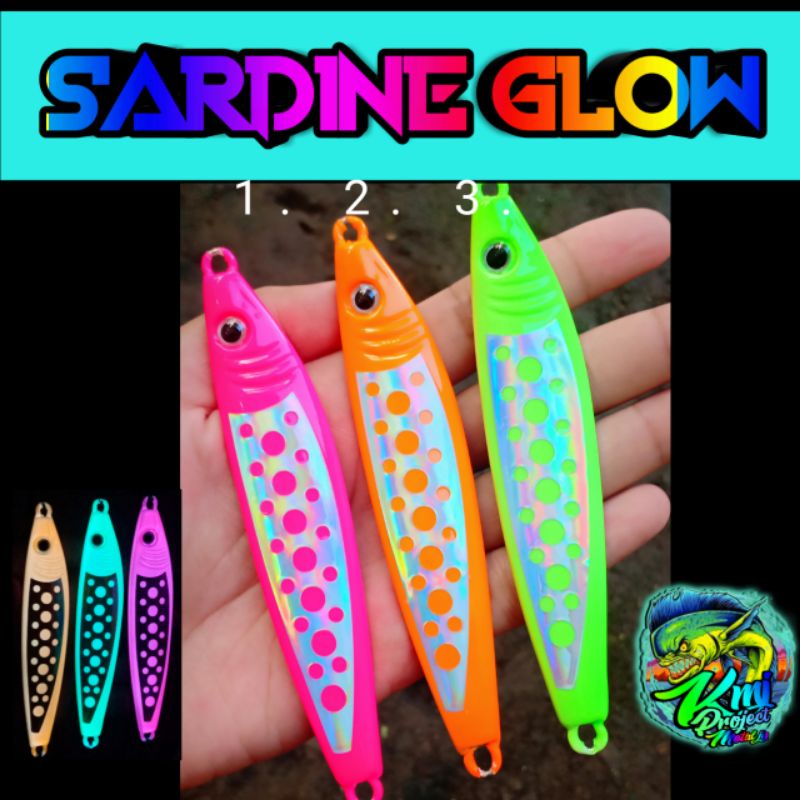 Jual Metal Jig Full Gid Sardine 40gr 60gr 80gr 100 Gr Shopee Indonesia