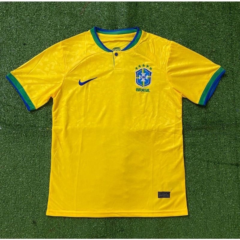 Jual JERSEY BAJU BOLA BRAZIL HOME WC 2022 2023 GO Shopee Indonesia