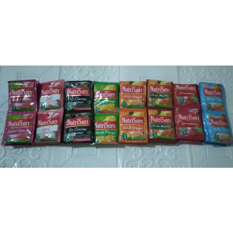 Jual Nutrisari Renceng Isi Sachet Shopee Indonesia