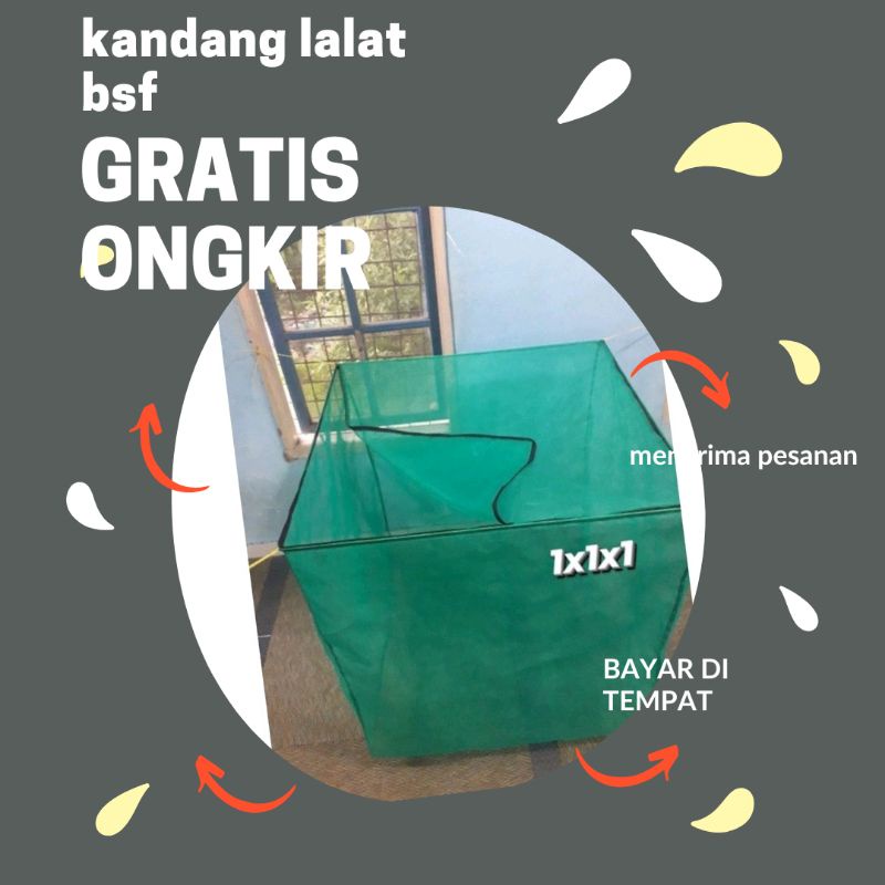 Jual Kandang Lalat Bsf X X Jaring Bsf Magot Siap Pakai Di Lengkapi